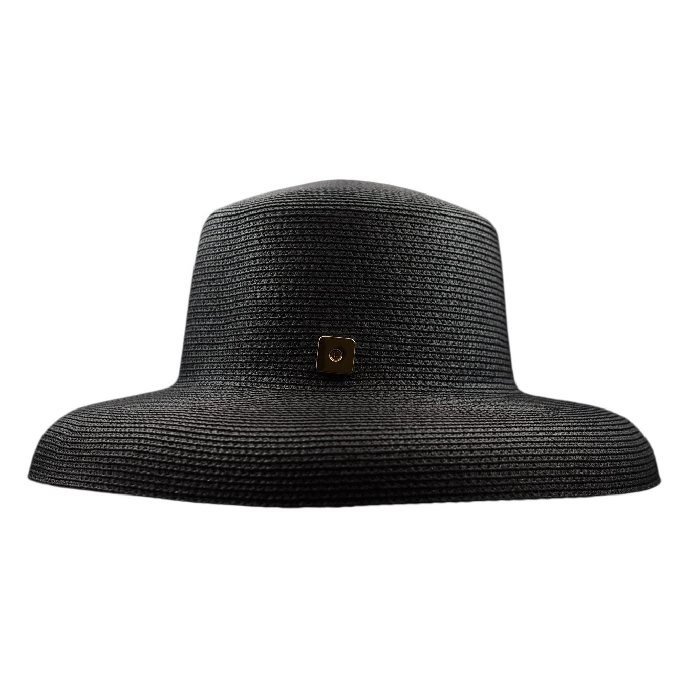 Hepburn Hat with Grande Brim in Black