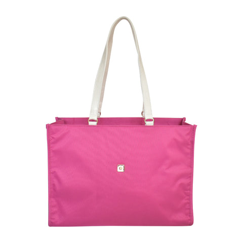 The Bon Vivant Tote in Hot Pink