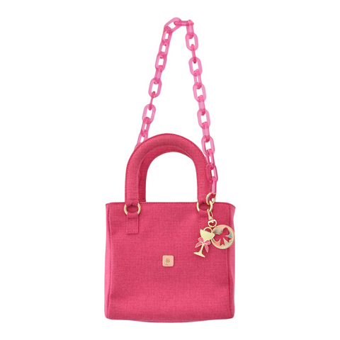The Original Worth Handbag in Hot Pink Tweed